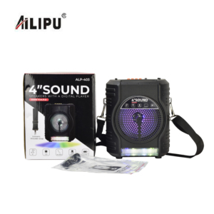 ลำโพงพกพาไร้สายขนาดเล็ก 4 นิ้ว Jb Party Box Gadgets Electronic สำหรับใช้งานกลางแจ้ง พร้อมสายคล้องและพอร์ต USB - Product Image 1