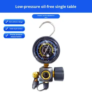 Manômetro de Pressão para Refrigeração Saeheng R22/R32/R134, Óleo de Escape para Refrigeração, Manômetro de Ar Condicionado, Peças de Refrigeração 1 - Product Image 6