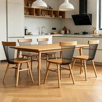 Chaises de salle à manger en bois vintage pour hôtels, restaurants et maisons, avec sièges en bois massif – Meilleures ventes