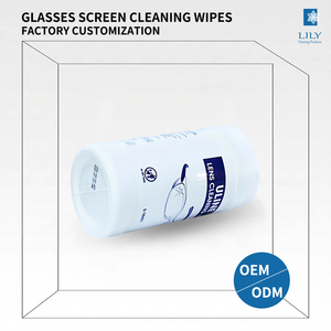<span class=keywords><strong>Lingettes</strong></span> <span class=keywords><strong>nettoyantes</strong></span> pour écrans de lunettes de haute qualité, séchage rapide, sans résidus, emballage en vrac pour OEM/ODM - Product Image 2