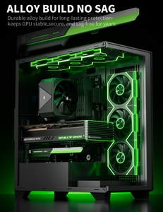 <span class=keywords><strong>Support</strong></span> de <span class=keywords><strong>carte</strong></span> <span class=keywords><strong>graphique</strong></span> en alliage de zinc <span class=keywords><strong>upHere</strong></span> GL7 GPU - Product Image 2