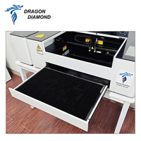 Machine de découpe laser professionnelle pour bois et acrylique 5030 60W CO2 avec port WIFI/LAN, graveur laser de bureau pour artisanat et bricolage