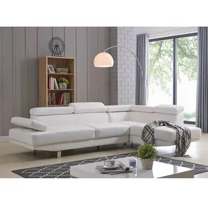 एल आकार असबाब कोने सोफे बिस्तर रहने वाले कमरे सोफे आधुनिक अमेरिकी सोफे के साथ