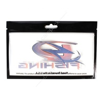 Sac d'emballage transparent et personnalisé, grand sac en plastique souple avec Mini fermeture à glissière pour appât de pêche, ver, pièces