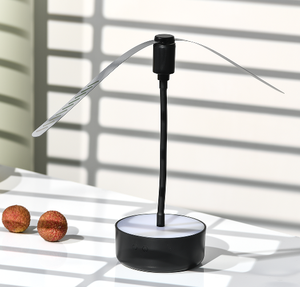 Ventilateur anti-mouches pour l'extérieur et l'intérieur, garde les mouches à distance, ventilateur <span class=keywords><strong>de</strong></span> <span class=keywords><strong>table</strong></span> portable, ventilateur anti-mouches supérieur, pales souples, veilleuse - Product Image 2