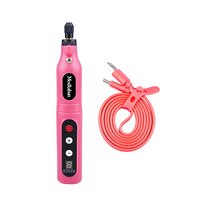 Mini-meuleuse sans fil 3,7 V 2000 mAh à 5 vitesses variables, ensemble d'outils rotatifs, batterie rechargeable, kit d'accessoires 42 pièces, disques de ponçage