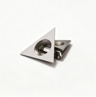 10 inserts triangulaires indexables en carbure 22x19x2mm 30 °   Lames de rechange à rainure en V pour fraiseuse CNC et fraise à bois