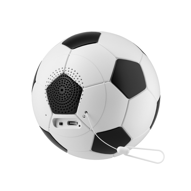 Football-Shaped Portable 3D Stereo Woofer for V5.3 Built-in Microphone RGB LED Lighting Rechargeable Battery for Outdoor