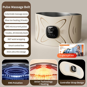 Cinturón Masajeador de Cintura con Pulsos EMS y Microcorriente con Calor para una Recuperación Muscular y Sudoración Deportiva Total - Product Image 6