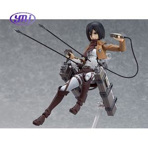 Figura de Acción de Anime en PVC, Mikasa <span class=keywords><strong>Levi</strong></span>, Figura de Acción de Eren, Juguetes de Manga, Figura de Ataque a los Titanes, Figma, Juguete Móvil, Mejor Venta de Fábrica - Product Image 4