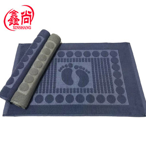Tapis de bain rectangulaire antidérapant en coton 21 plis avec adhésif thermofusible Xinshang pour usage hôtelier - Product Image 5
