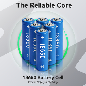 Batterie cylindrique Li-Ion rechargeable 18650 3.7V 1800mAh, haute capacité, batteries cylindriques au lithium-ion, recharge en extérieur - Product Image 6