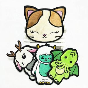 แผ่นผ้ากำมะหยี่ปักรูปสัตว์สำหรับเด็กแผ่นปักลายน่ารักตามสั่ง - Product Image 1