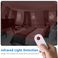 Hotelkamers Openbare badkamers Persoonlijke noodalarm met vibratiefunctie AI Anti-spionage draadloze signaal detector Verborgen camera RF-detector