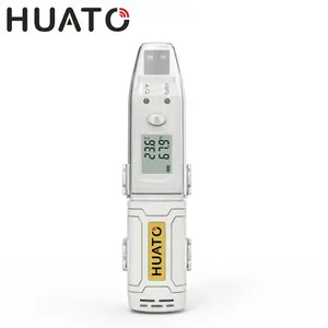 High precision waterproof portable LCD display USB Temperature Humidity Data Logger for cold chain