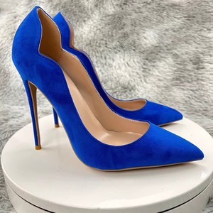 Zapatos de Mujer de Tacón Alto, Color Verde Lacado, Punta Puntiaguda, Cuero Patentado Sólido, con Tacón de Aguja de 12 cm - Product Image 4