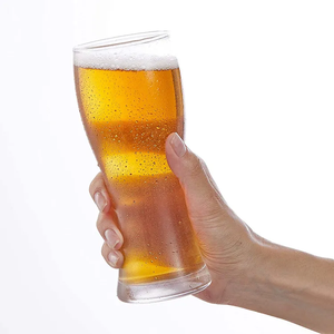 Verre à bière et à boisson transparent en cristal clair de 460 ml avec logo personnalisé, réutilisable et portable, 24 oz - Product Image 3