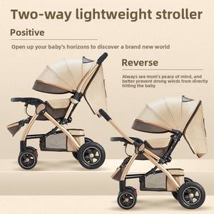 Poussette Bébé Légère Pliante en Métal avec Siège Auto Inclinable et Quatre Roues, pour Enfants de 0 à 6 Mois, Charge Maximale 15 kg - Product Image 4