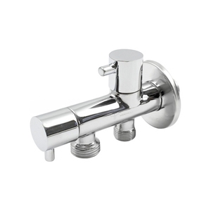 Grifo Doble Cuadrado con Roseta 1 2 1 2 1 2 para Mangueras de Plomería - Product Image 1