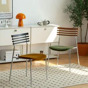 Scandinavian Modern <b>Backrest</b> Chair Solid Wood Dining Chair Home Use Simple Light Luxury Design Living Room Furniture - Product Image 2