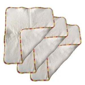 Ananbaby OEM三折衬垫最受欢迎的布尿布插入麻棉竹布尿布插入件