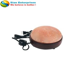 Détox des pieds au sel de l'Himalaya rond et autres formes avec base en bois disponible ici-Sian Enterprises - Product Image 2