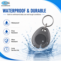 OEM Custom Logo Rewritable 13.56KHz Waterproof ABS RFID Key Fob Proximity Token for Gate Security Door Access Control Supplier