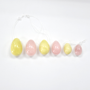 Polar <span class=keywords><strong>Jade</strong></span> piedras preciosas Yoni huevos 3-pcs juego de cuarzo rosa obsidiana y <span class=keywords><strong>nefrita</strong></span> <span class=keywords><strong>Jade</strong></span> con perforado - Product Image 6