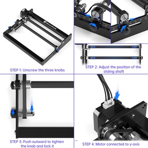 Rodillo Rotatorio Láser <span class=keywords><strong>SCULPFUN</strong></span>, Módulo de Grabado Rotatorio para Eje Y de Grabador Láser, Rotación de 360° para Grabar Diferentes Tamaños de Círculos - Product Image 4