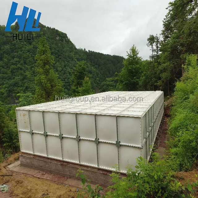 GFK FRP Rechteckige RV-Wassertanks Form arbeit PVC-Plastiktüte Wassertank 20000 Liter 5000 Liter Wassertank Preis
