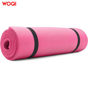 Tapis de yoga Woqi 6 mm d'épaisseur, TPE, rectangulaire, couleur pailletée, pliable, pour le fitness et le remodelage corporel, usage domestique - Product Image 3