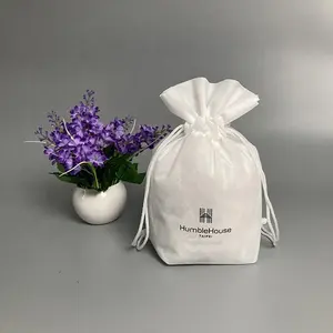 Cotton Vải Mỹ Phẩm Dây Kéo Túi Tùy Chỉnh Logo Trang Điểm Dây Kéo Nhỏ Túi Giày Sinh Thái Vải Tote Túi Dây Rút