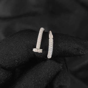 Hip Hop Popular Jewelry Zircon Nail <b>Ring</b> Men's Jewelry <b>Couple</b> <b>Ring</b> - Product Image 4