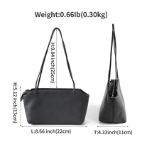 Tas Selempang Kulit Asli DUJIANG Warna Solid, Tas Tangan Santai Modis dengan Ritsleting, Kapasitas Besar