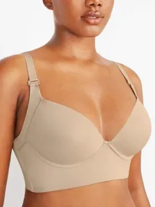 Sıcak satış artı boyutu yukarı itin Shapewear sutyen geri gizlemek yan yağ şekillendirici Uplift vücut Shapewear sutyen dikişsiz sutyen