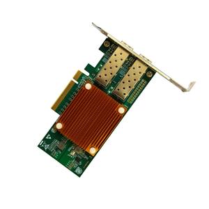 Tarjetas Lan de fibra de 10g, tarjetas de red PCIe NIC de fibra <span class=keywords><strong>óptica</strong></span> de doble puerto para servidor - Product Image 1