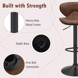 Hot bán hiện đại xoay có thể điều chỉnh <span class=keywords><strong>Bar</strong></span> ghế truy cập Chiều cao barstool cho quầy <span class=keywords><strong>bar</strong></span> truy cập và nhà bếp đảo - Product Image 5