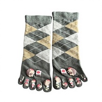 Calcetines de goma sin dedos para disfraz, hechos de material de algodón transpirable. Calcetines de Cinco Dedos, Ideales para Yoga y Uso Diario.