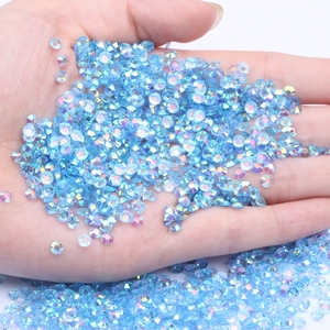 Nuovo stile 3MM 1000 pezzi gelatina AB Flatback trasparente colla AB resina strass borse gemme per unghie e abbigliamento decorazioni cristalli alla rinfusa - Product Image 5