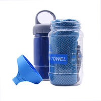 JIEXU Serviette de sport en microfibre absorbante et rafraîchissante, écologique, séchage rapide, légère, tissée unie, pour adulte, usage sportif, personnalisable