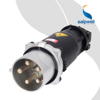 500V 4 POLES IP67防水堅牢プラスチックハウジング200ampプラグ大電流cee 200A/250A/400Aソケット