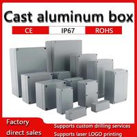 Boîte de jonction électrique extérieure en acier inoxydable et alliage d'aluminium, anti-explosion, durable, IP67, transmission d'énergie électrique, 4 voies