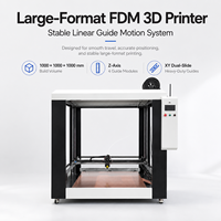 Printer 3D Open-Frame Industri Baru 1000x1000x1000mm, Beban Platform 60kg, Rangka Aluminium Alloy, Kecepatan Cetak 350mm/s, USB Otomatis