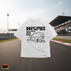 T-Shirt Unisex in Cotone Pesante con Grafica Auto Nismo, Abbigliamento per Appassionati di Automobili, Regalo per Amanti delle Auto, Essenziale per lo Streetwear - Product Image 3