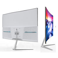 Monitor de Computadora Curvo o Plano de Fábrica de 18.5-49 Pulgadas con Pantalla LED Opcional de 1k-4k y Frecuencia de Actualización de 165Hz para Juegos