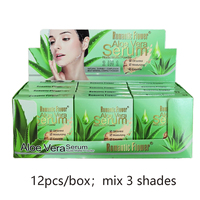 Vente en gros poudre compacte pour presse à maquillage pour visage à l'aloe vera nature mat pour femme noire avec houppette