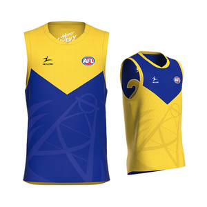 カスタムフットボールリバーシブルAFLジャージー100% ポリエステル染料昇華フットボールAFL - Product Image 2