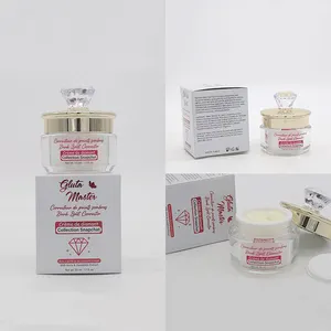 Meilleure crème éclaircissante et blanchissante pour le visage anti-âge à la vitamine C Dissolvant de taches brunes Gluta Crème blanchissante biologique pour le visage et le corps