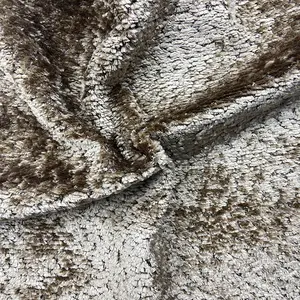 Tecido para sofá de móveis por atacado tecido para decoração de casa em chenille leve refletido da China
