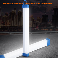 Hochwertige 20W 40W 60W Notfall-Outdoor-Lade-Campinglampe Heim-USB Tragbare Wiederaufladbare LED-Röhrenbeleuchtung Kunststoff 3H